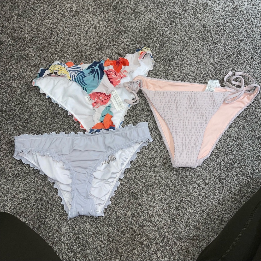Three Bikini Bottoms
